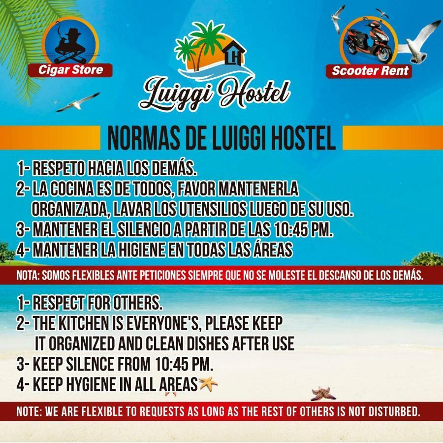 Luiggi Hostel Las Terrenas Bagian luar foto